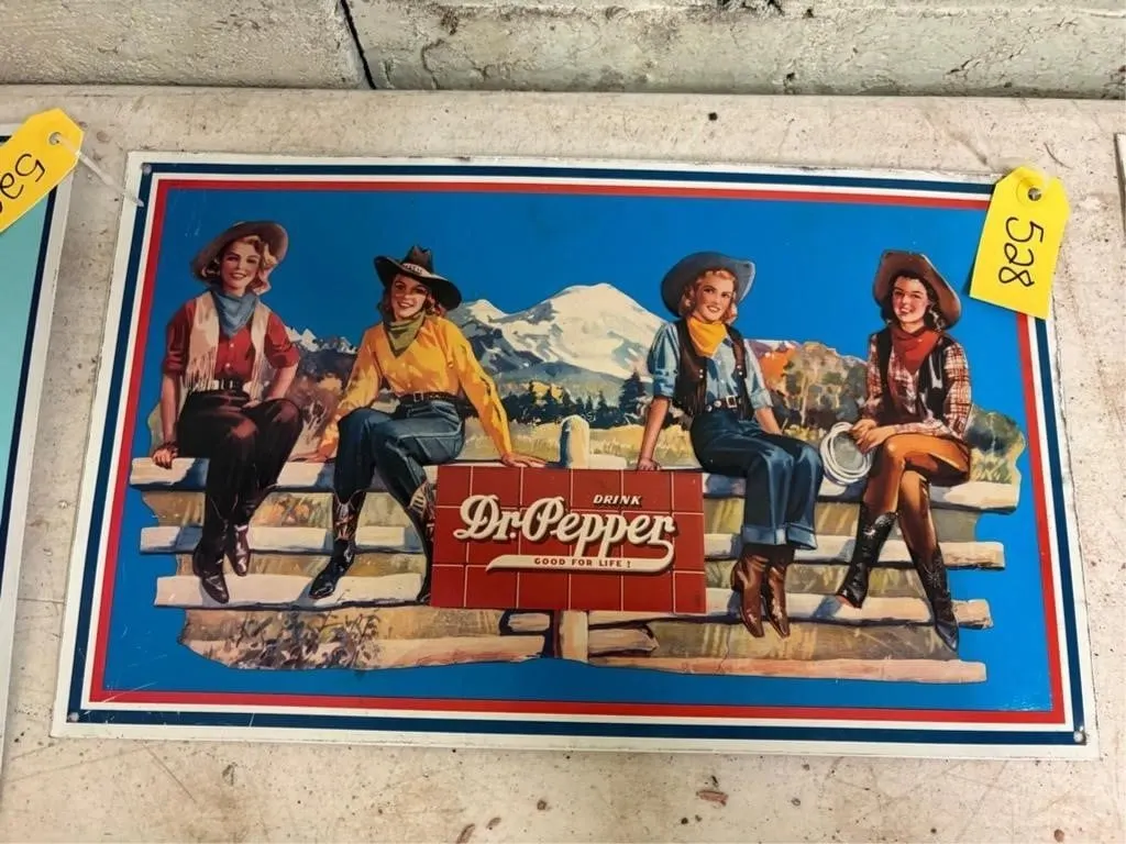 Dr Pepper Tin Sign