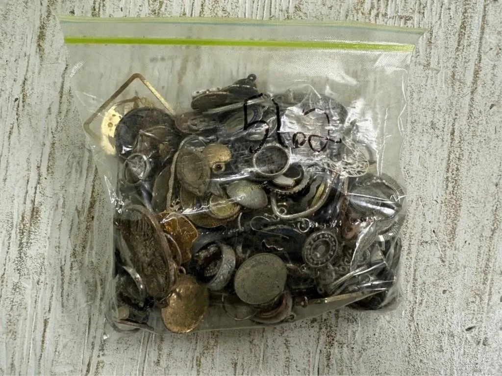 Bag of Misc Jewelry, Coins & other