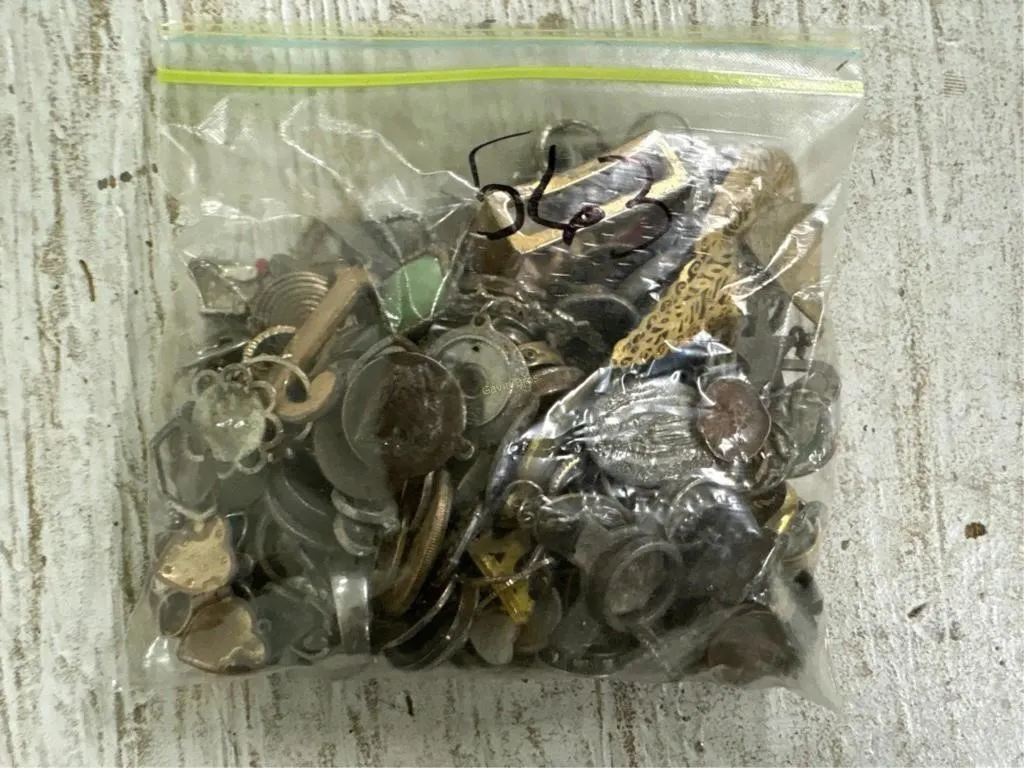 Bag of Misc Jewelry, Coins & other