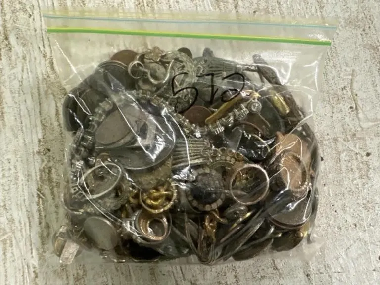 Bag of Misc Jewelry, Coins & other
