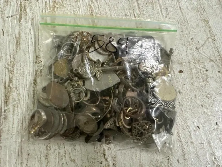 Bag of Misc Jewelry, Coins & other