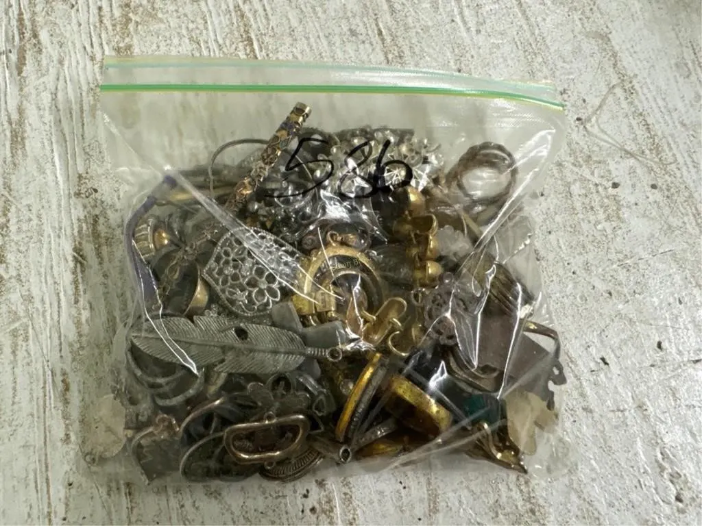 Bag of Misc Jewelry, Coins & other