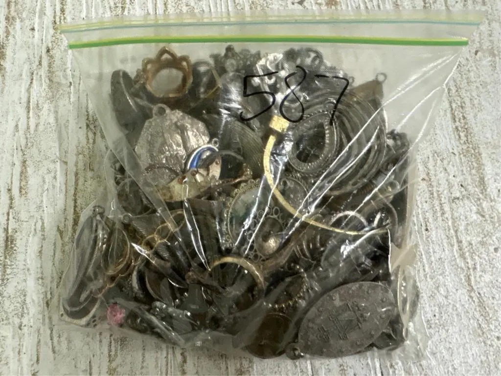 Bag of Misc Jewelry, Coins & other