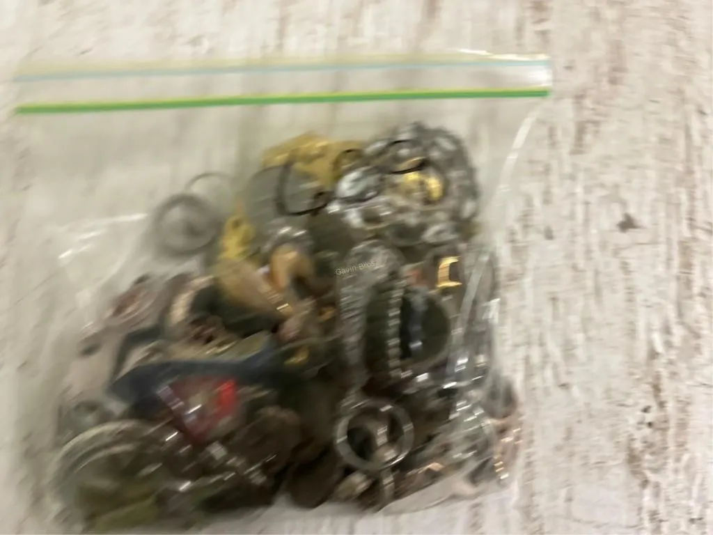 Bag of Misc Jewelry, Coins & other