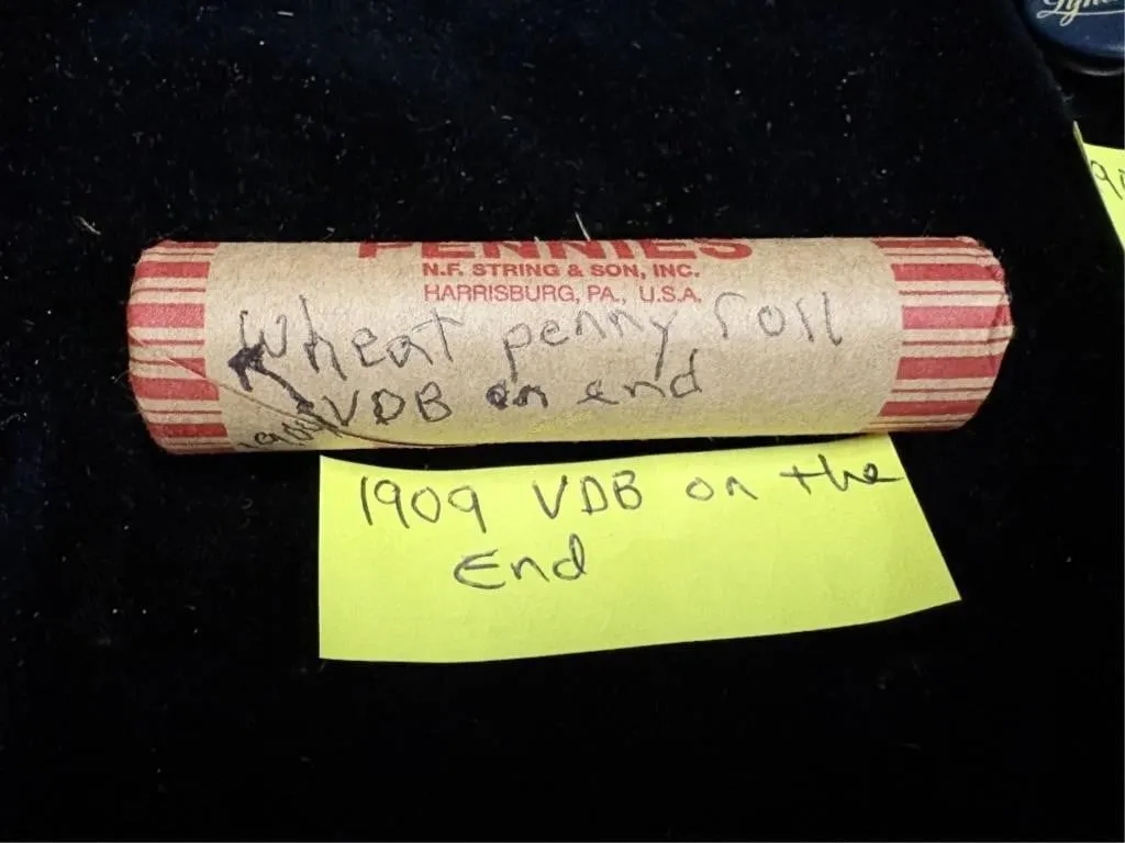 1909 "VDB" Penny roll