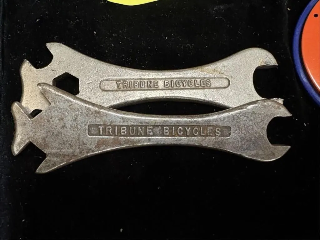 Black Mfg Co "Tribune Bicycles" Wrenches