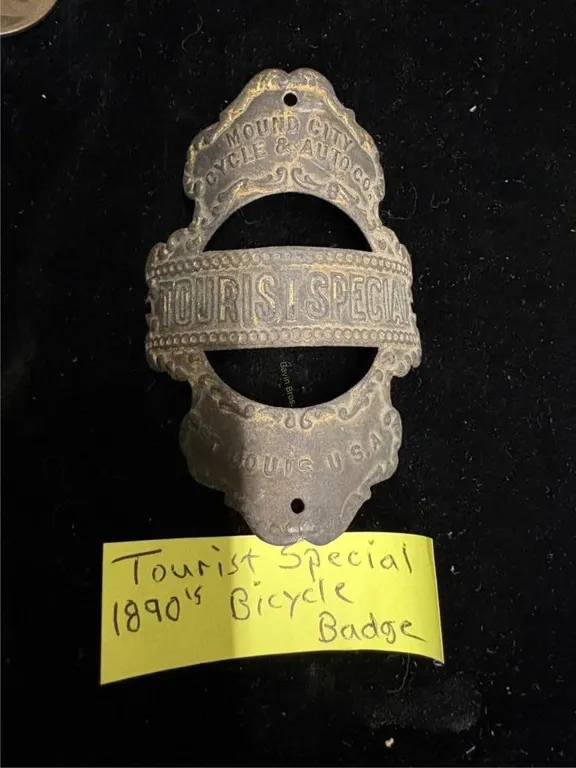 1890s Tourist Special Bicycle Badge