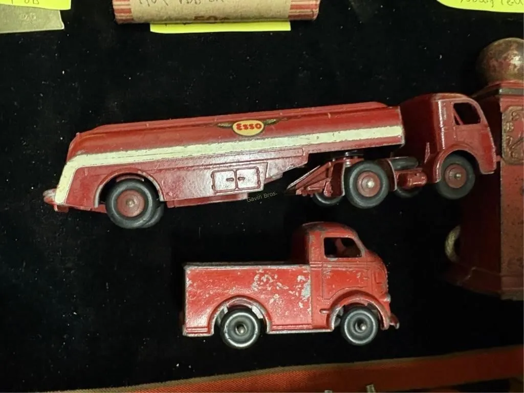 Metal Trucks & Gas Pump