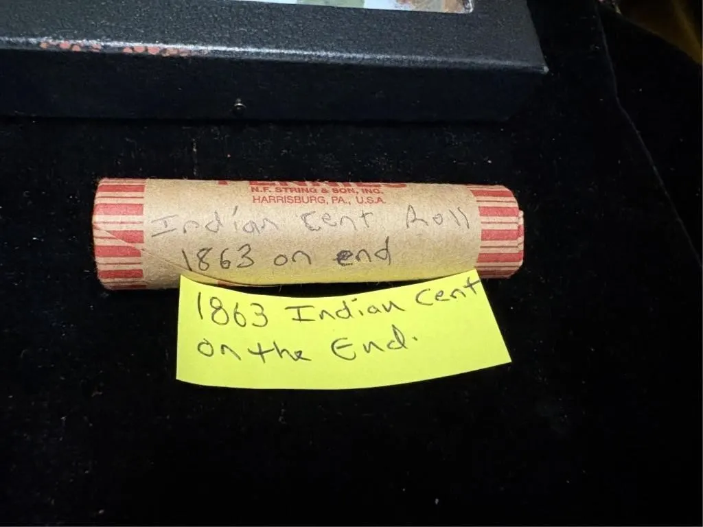 1863 Indian Cent Roll