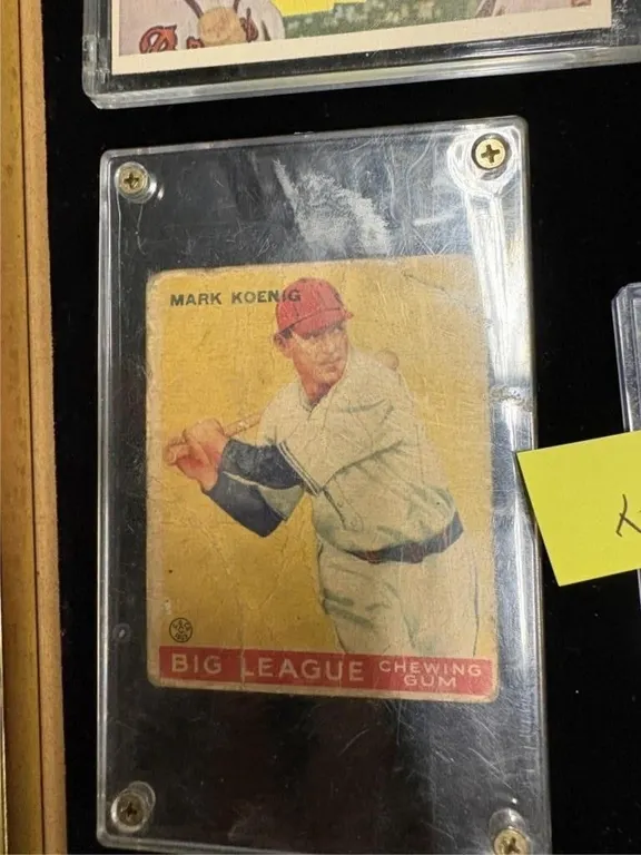 Mark Koenig Big League Chewing Gum Card