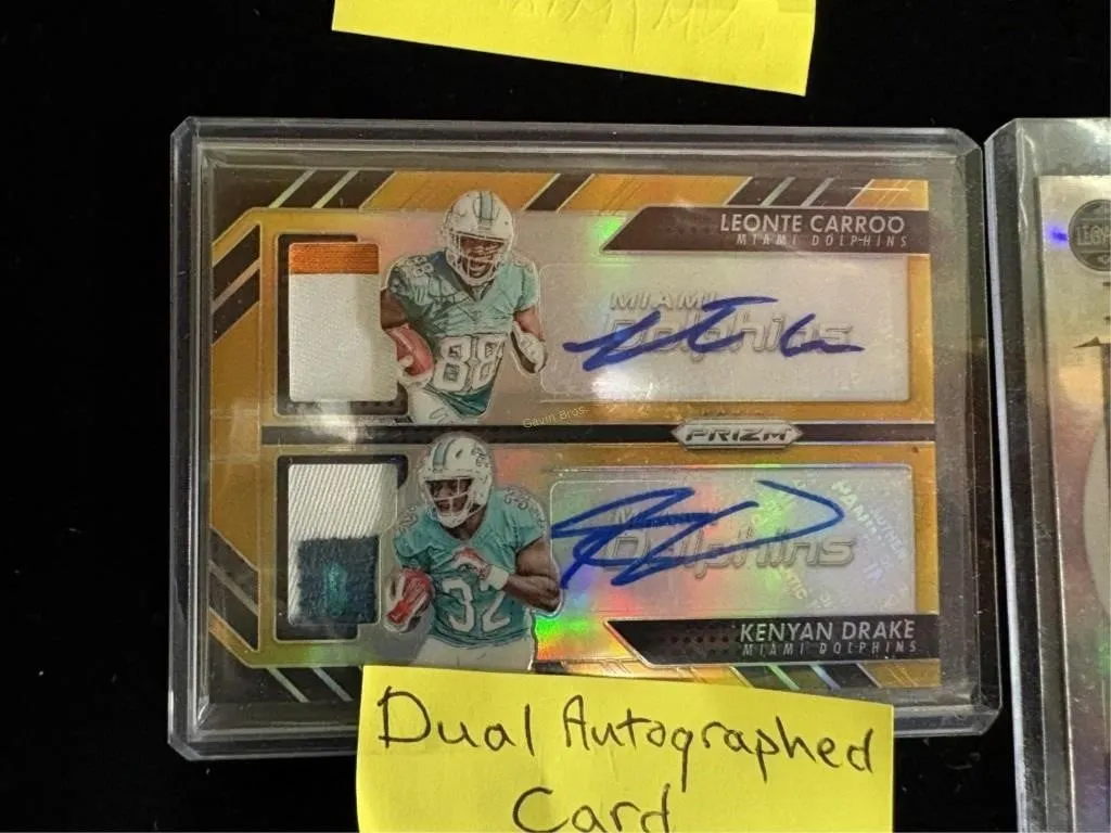 Leonte Carroo & Kenyan Drake Signed Card