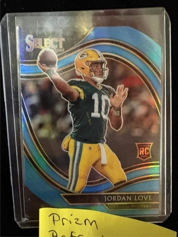 Select Prizm Refractor Jordan Love Rookie Card