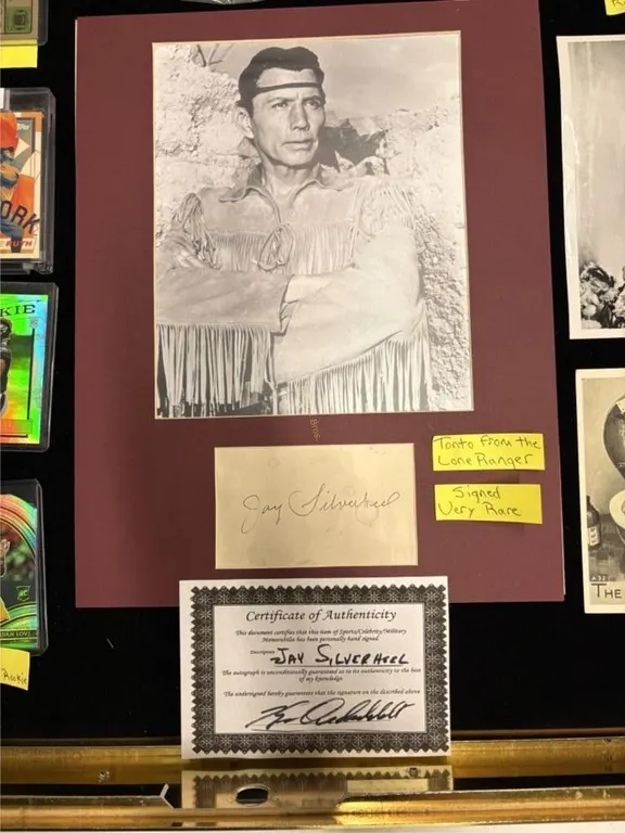 Signed Jay Silverheel Card w/COA