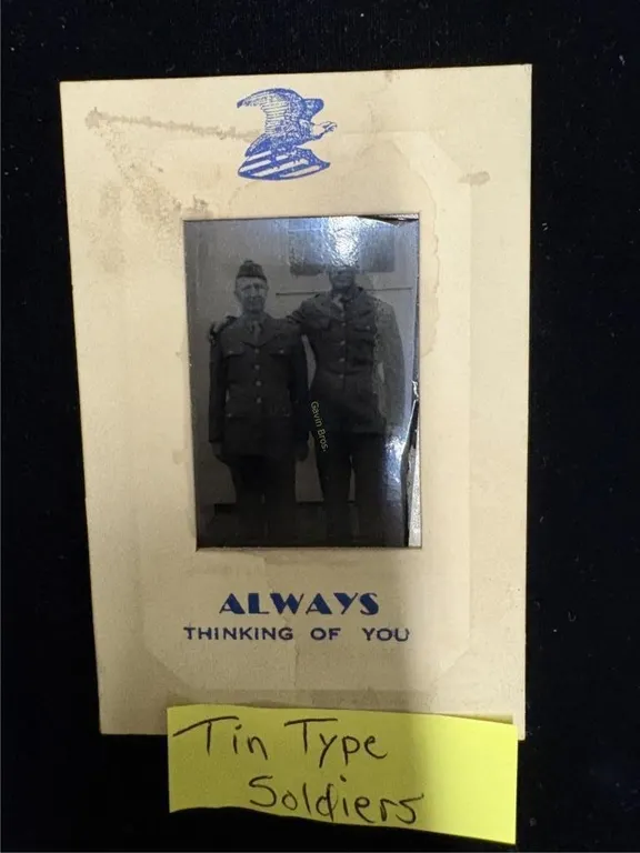 Tin Type Military Photo
