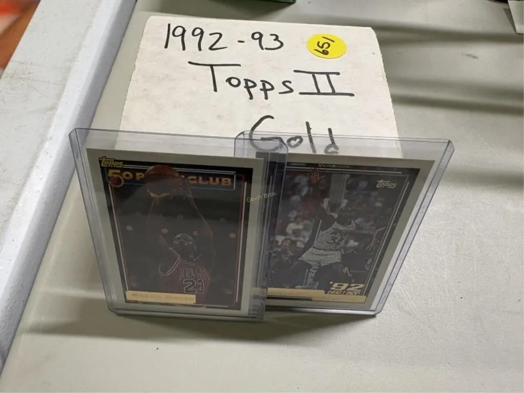1992-93 Topps II Gold Cards