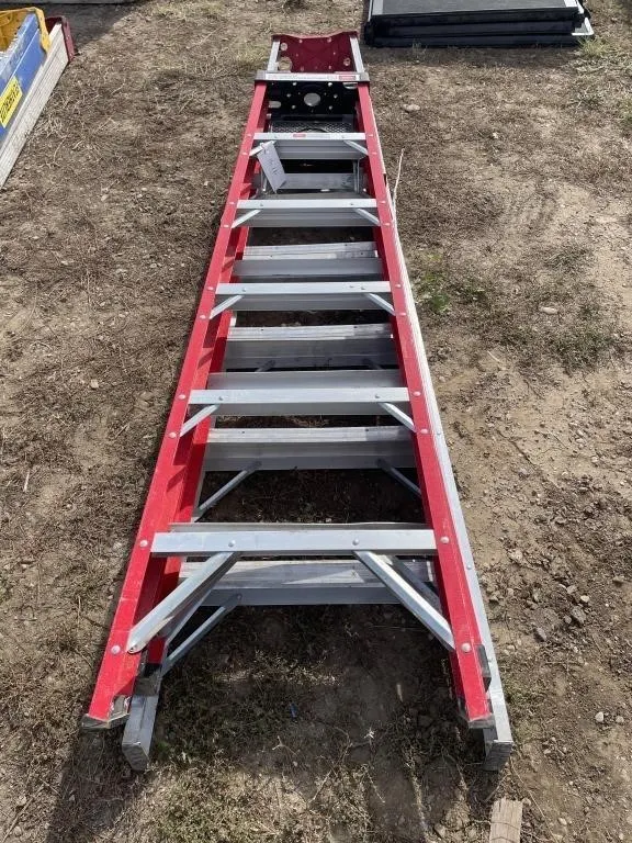 Red 6' Step Ladder & 8' Step Ladder
