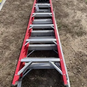 Red 6' Ladder & 8' Ladder