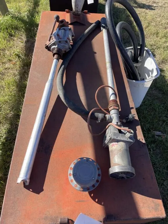 100 Gal Fuel Tank W/ Extra Pumps & Nozzels