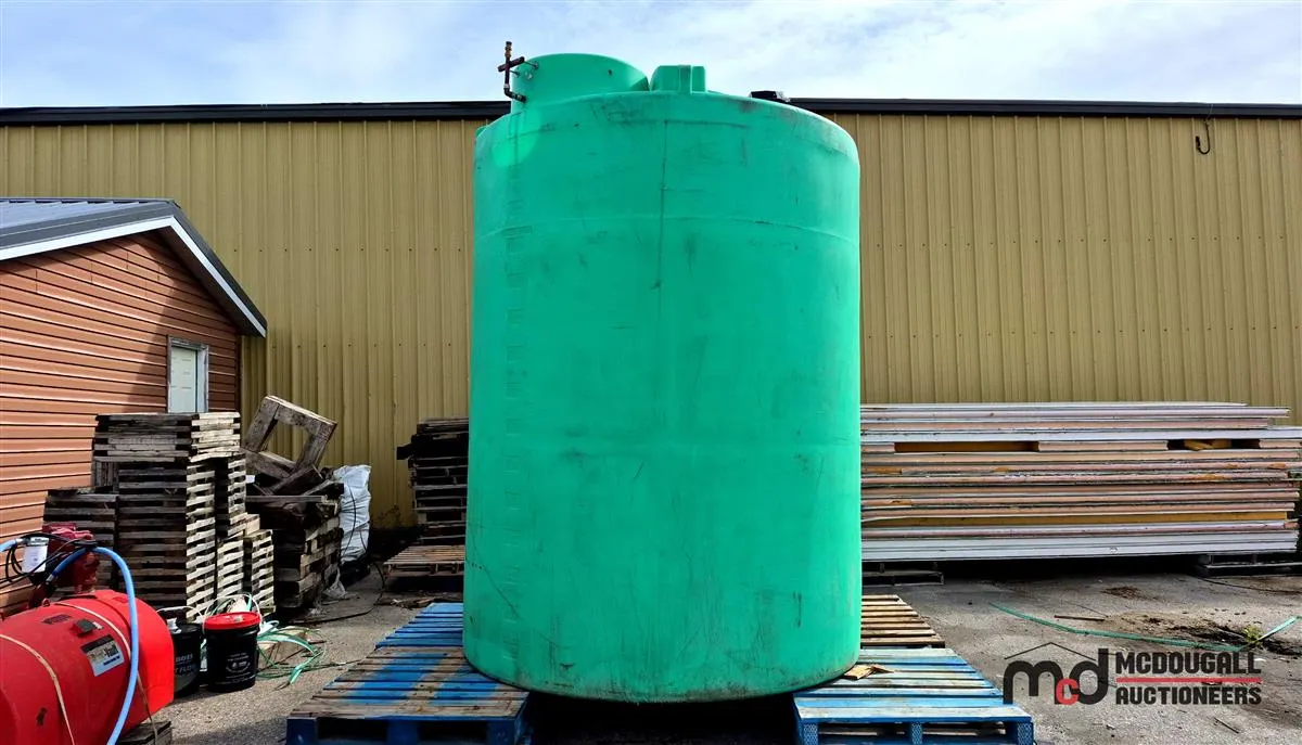 Enduraplas 3000 Gal Vertical Poly Tank
UNRESERVED