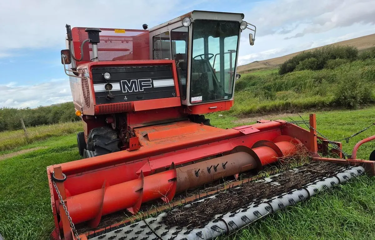 Massey Ferguson 550 Combine W/ Pickup Header (Non-Runner)
UNRESERVED
