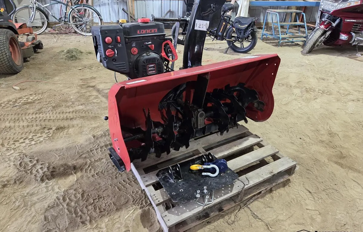 Loncin 420cc Two-Stage Snowblower Attachment
UNRESERVED