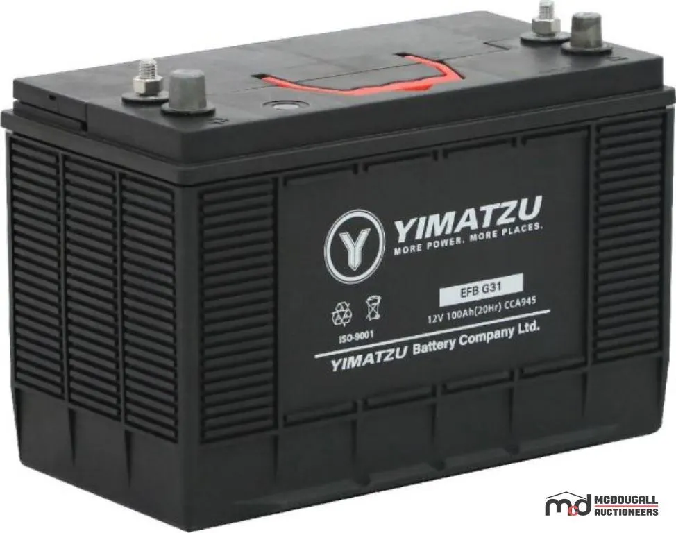 Yimatzu EFB Group S31 Automotive Battery
UNRESERVED