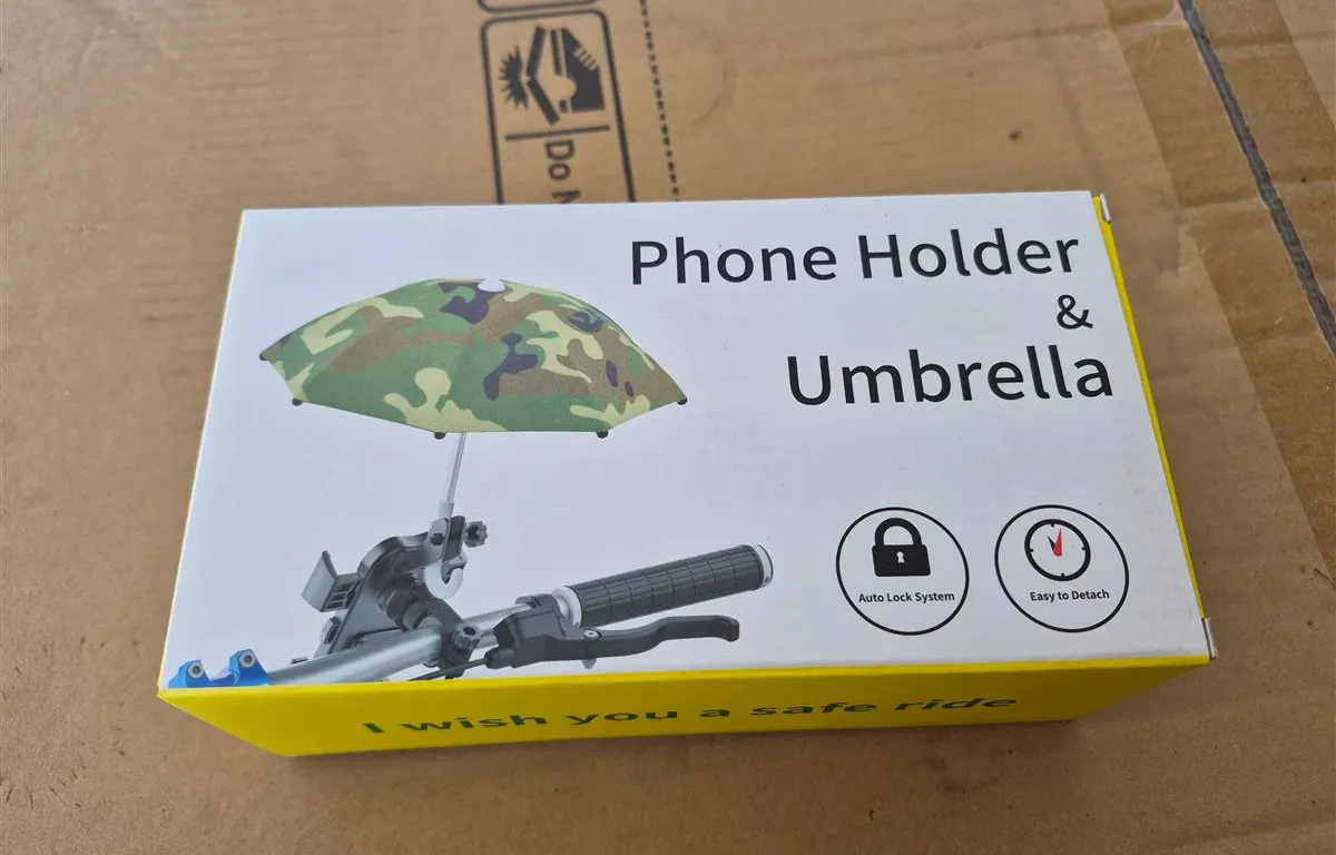 Bicycle Phone Holder with Umbrella
UNRESERVED