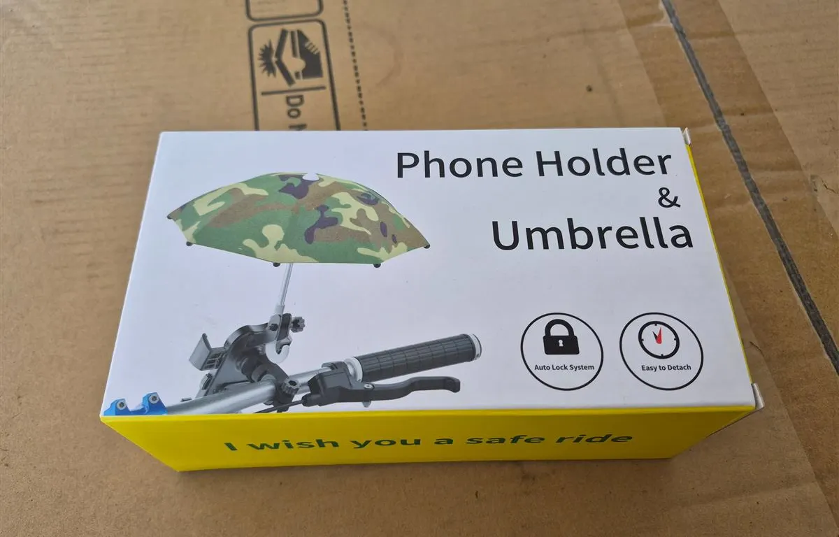 Bicycle Phone Holder with Umbrella
UNRESERVED