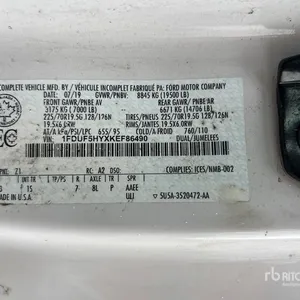2019 Ford F-550 Bucket Truck