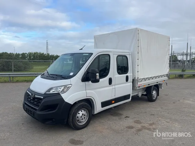2022 Opel Movano 2.2 4x2 Curtain Side Truck