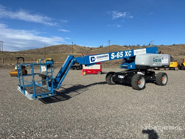 2020 Genie S-65XC 4WD Diesel Telescopic Boom Lift