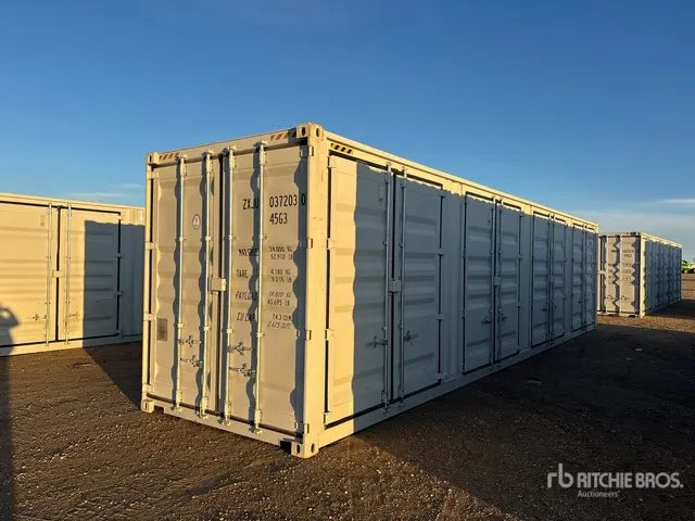 2026 40 ft High Cube Multi-Door Storage Container