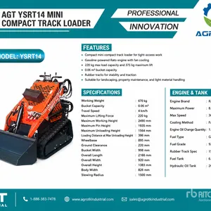 2026 AGT YSRT14 Mini Compact Track Loader (Unused)