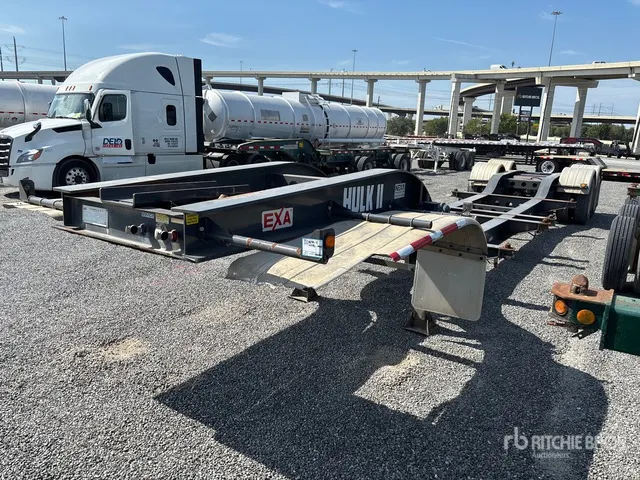 2023 EXA HULK II T/A Double 8 ft Sand Box Container Trailer