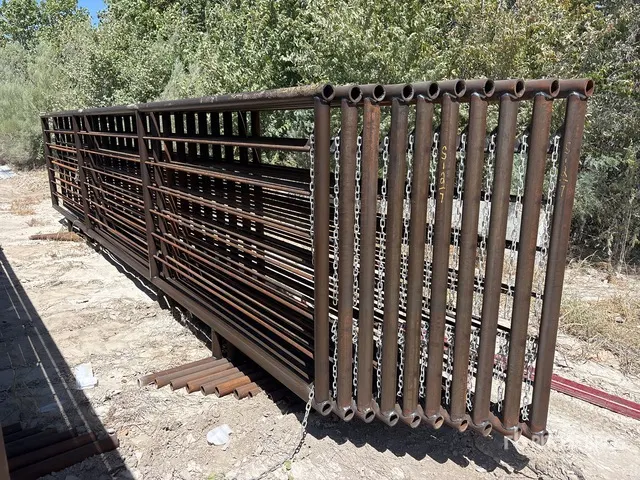 Quantity of (10) Lone Star 24 ft x 5 ft Livestock Panel (Unused)