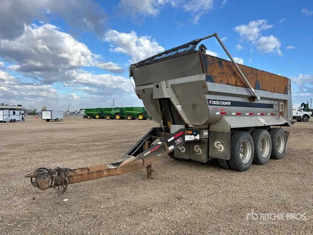 2024 Gerrys Cross Country 17 ft Tri/A Pup Dump Trailer