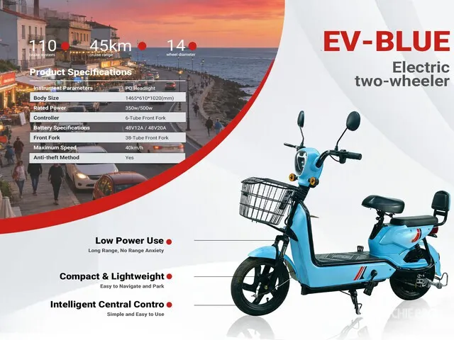 2026 EV-BLUE Patin Electrico (Sin Usar) / Trike (Unused)
