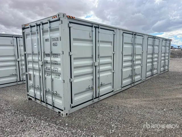 2026 40 ft High Cube Multi-Door Storage Container