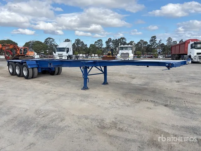 1988 Maxicube Fruehauf 12.2 m Tri/A Container Trailer