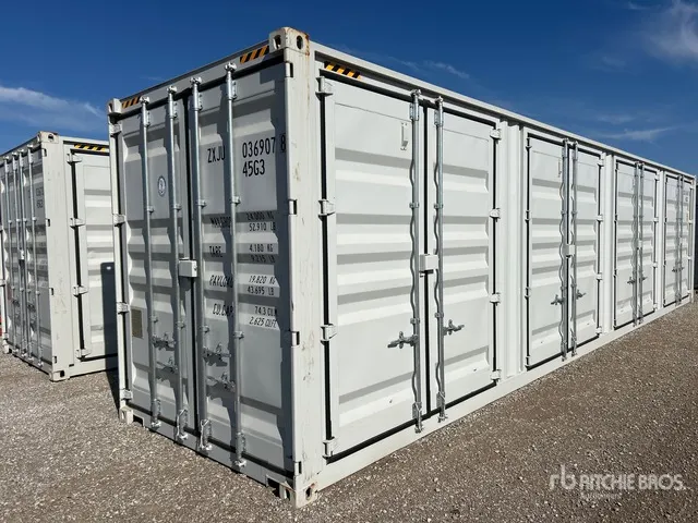 2026 40 ft High Cube Multi-Door Storage Container