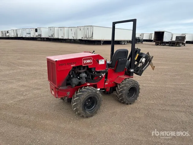 2013 Toro Pro Sneak 360 4x4 Trencher Cable Plow