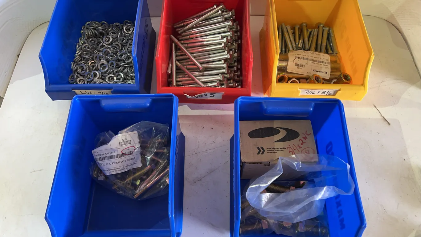 Assorted Nuts, Bolts, Rings