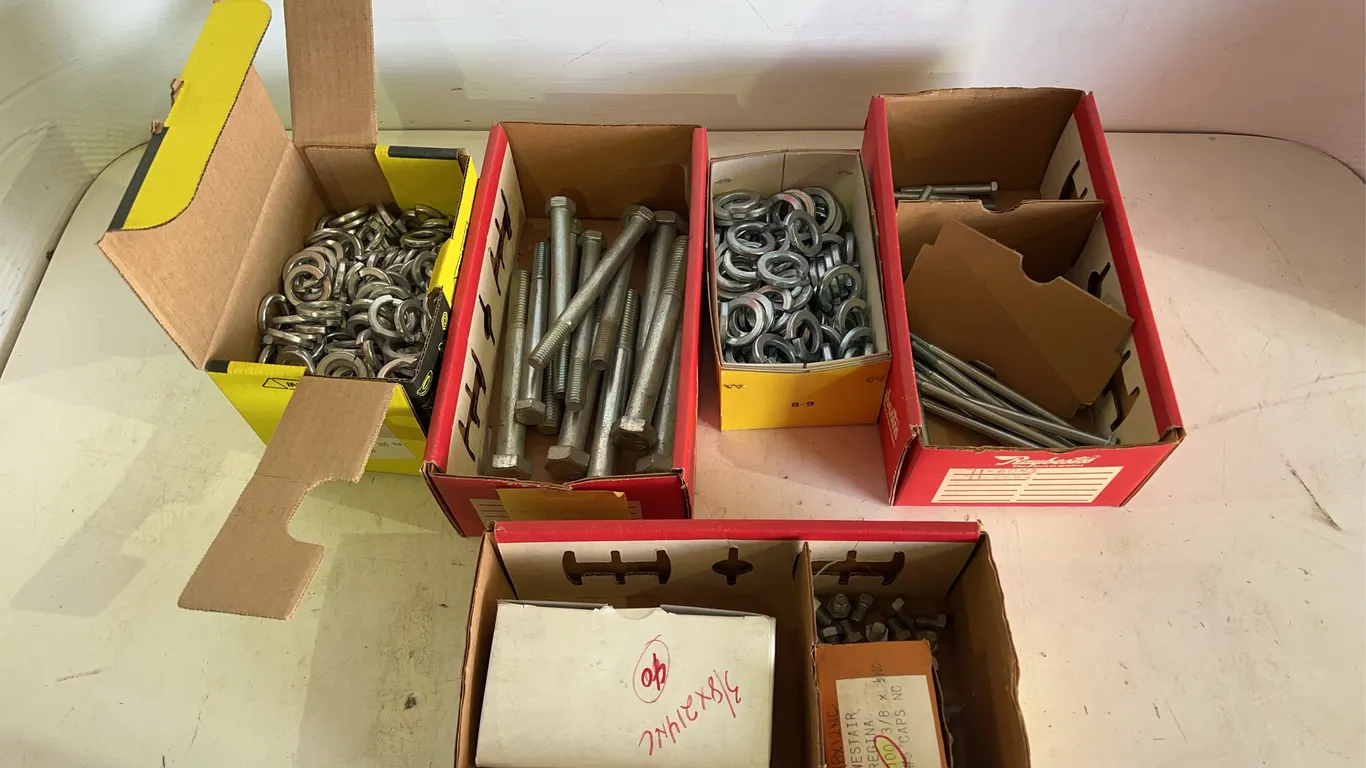 Assorted Screws, Rings, Bolts