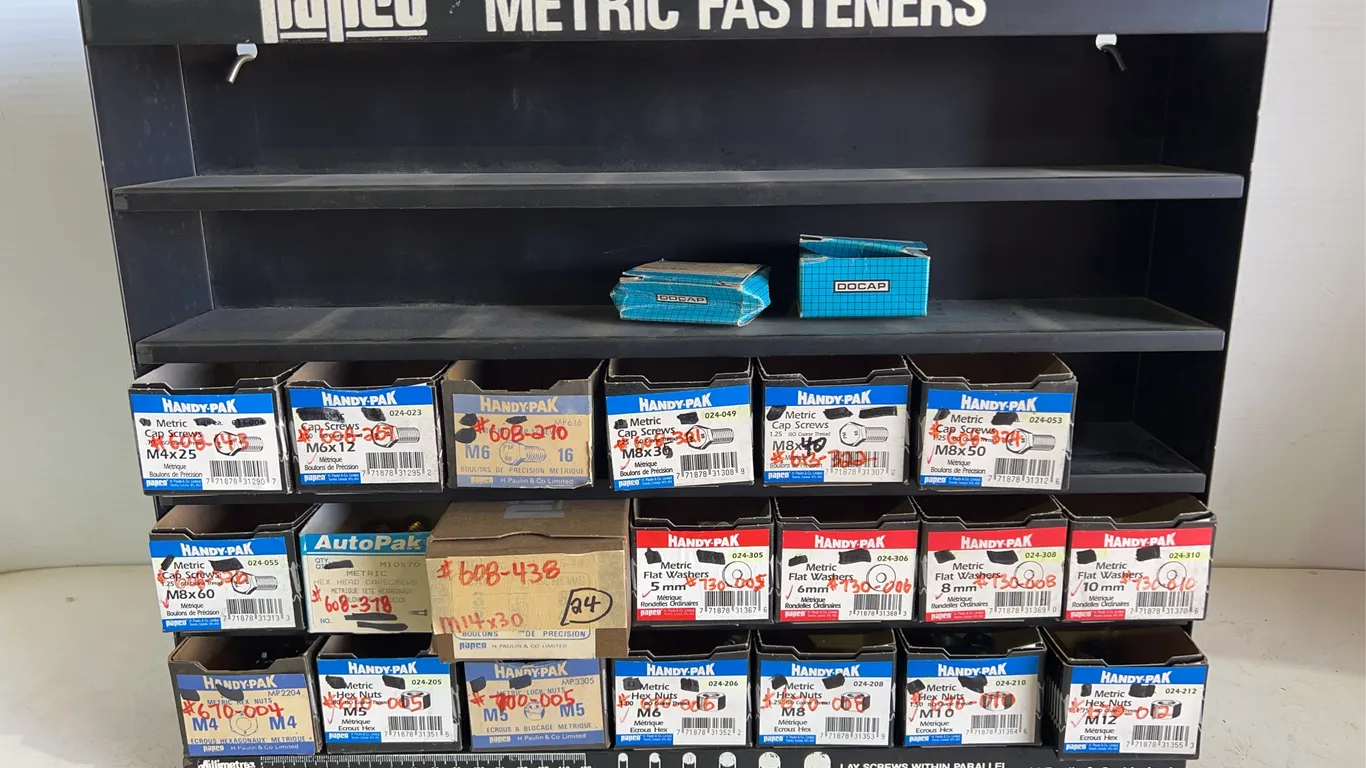 Parts Organizer W/ Hardware