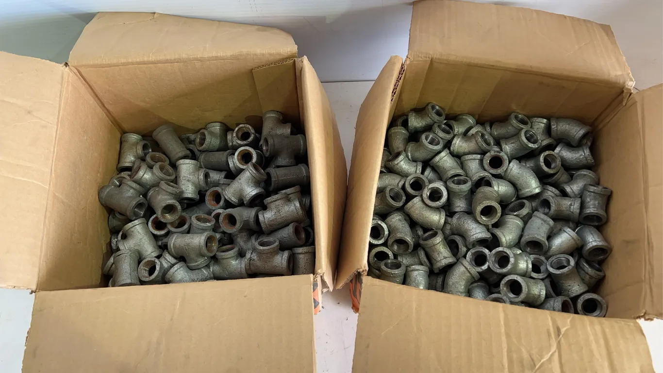 Galvanized Elbows & Tees