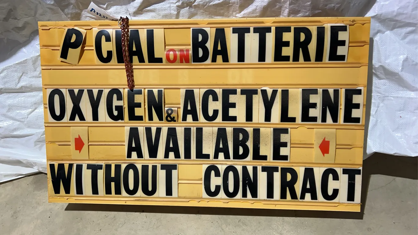 Light Up Sign