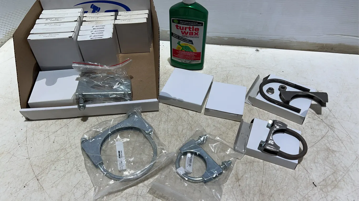 Muffler Clamps & Car Wax