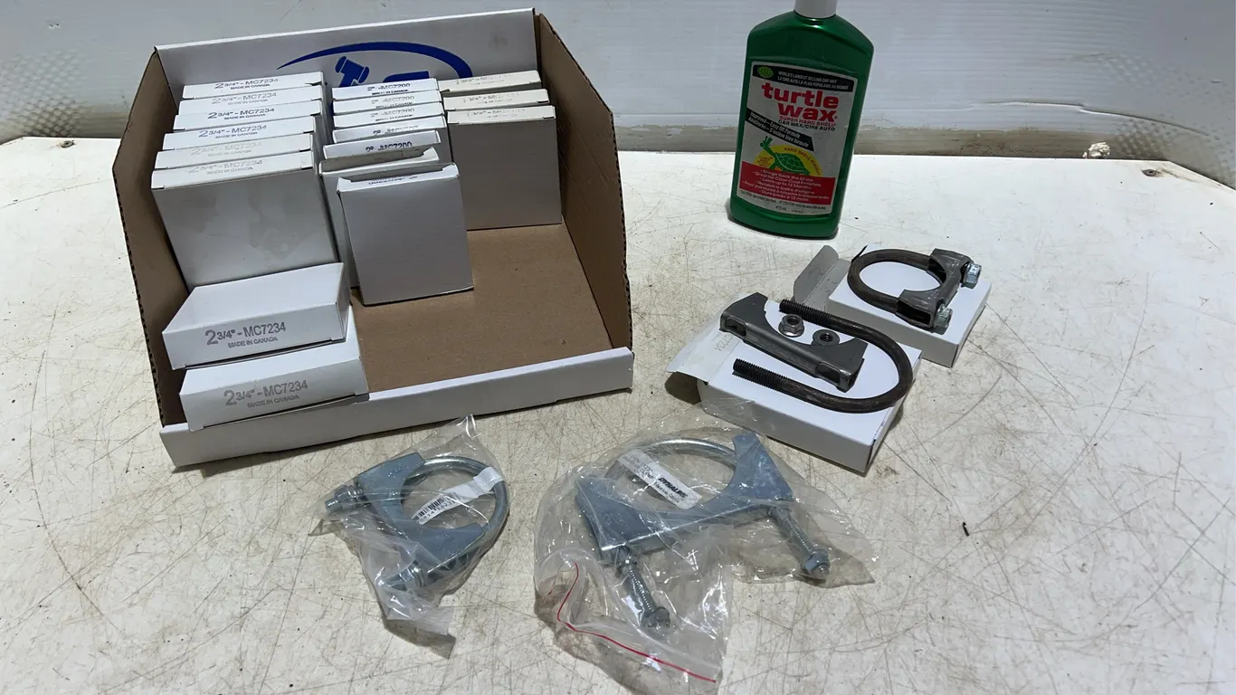 Muffler Clamps & Car Wax