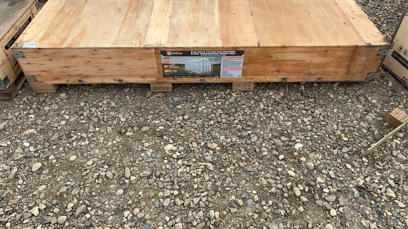 Galvanized Steel Greenhouse 8'x 13'