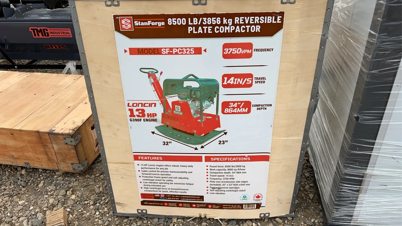 Compactor Plate Reversible 325K - StanForge - PC325
